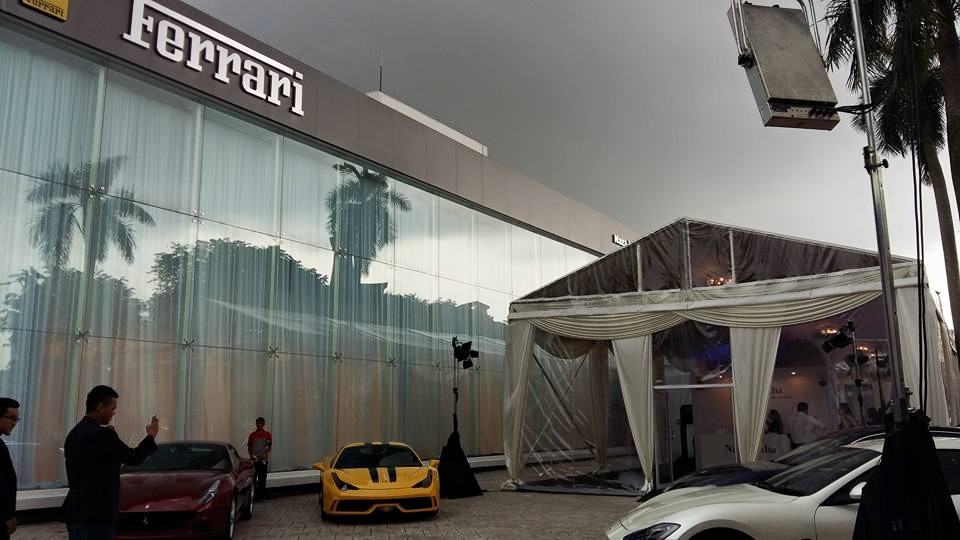 Re-launching of Ferrari and Meserati Showroom